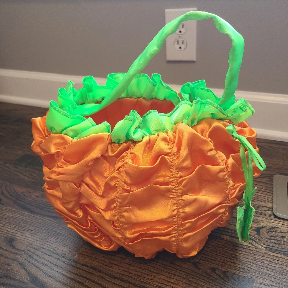 Chasing Fireflies Green and Orange Pumpkin Tutu Dress